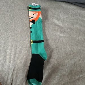 St. Patrick’s Day leprechaun socks